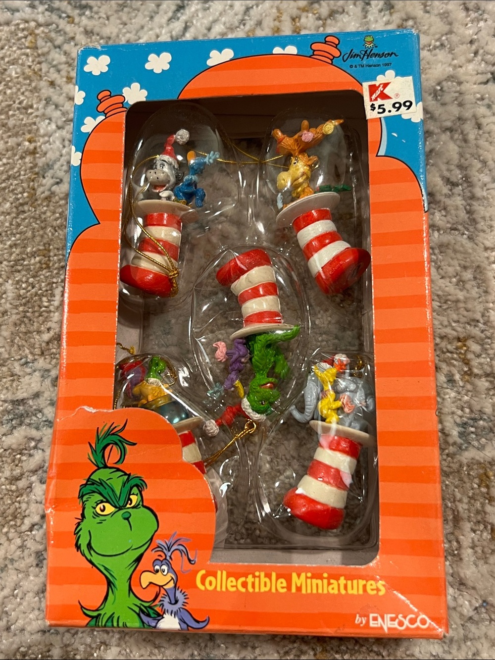 JIM HENSON WUBBULOUS WORLD OF DR SEUSS MINIATURE CHRISTMAS ORNAMENTS z28